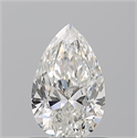 Natural Diamond 0.92 Carats, Pear with  Cut, H Color, SI2 Clarity and Certified by GIA