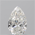 Natural Diamond 0.92 Carats, Pear with  Cut, H Color, SI2 Clarity and Certified by GIA