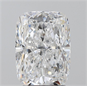 Natural Diamond 2.50 Carats, Cushion with  Cut, D Color, VS2 Clarity and Certified by GIA