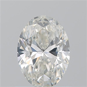 Foto Diamante Natural 0.90 quilates, Ovalado , Color I, claridad SI1 y certificado GIA de