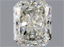 Natural Diamond 1.05 Carats, Radiant with  Cut, K Color, VVS2 Clarity and Certified by GIA
