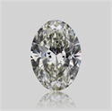 Natural Diamond 0.31 Carats, Oval with  Cut, K Color, VS2 Clarity and Certified by GIA