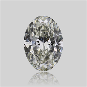Picture of Natural Diamond 0.31 Carats, Oval with  Cut, K Color, VS2 Clarity and Certified by GIA