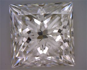 Picture of Natural Diamond 3.01 Carats, Princess with  Cut, J Color, VS1 Clarity and Certified by GIA