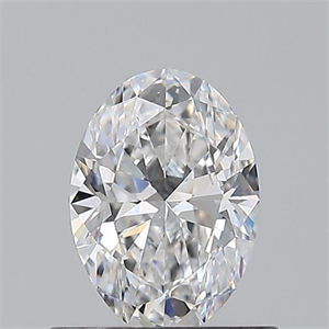 Picture of Natural Diamond 0.60 Carats, Oval with  Cut, D Color, VS2 Clarity and Certified by GIA
