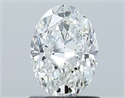 Natural Diamond 1.01 Carats, Oval with  Cut, F Color, VS1 Clarity and Certified by GIA