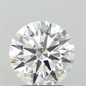 Picture of Lab Grown Diamond 2.55 Carats, Round with Ideal Cut, E Color, VVS2 Clarity and Certified by IGI