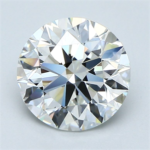 Foto Diamante Natural 2.50 quilates, Redondo , Color F, claridad VS1 y certificado GIA de
