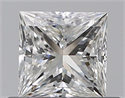 Natural Diamond 0.46 Carats, Princess with  Cut, G Color, VS1 Clarity and Certified by GIA