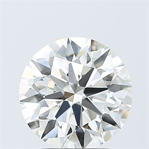 Picture of Lab Grown Diamond 3.01 Carats, Round with Ideal Cut, F Color, VS1 Clarity and Certified by IGI