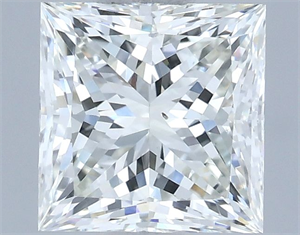 Picture of Natural Diamond 1.30 Carats, Princess with  Cut, I Color, VS2 Clarity and Certified by IGI