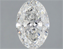 Natural Diamond 1.50 Carats, Oval with  Cut, E Color, SI2 Clarity and Certified by IGI
