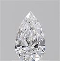 Diamante Natural 0.52 quilates, De pera , Color D, claridad VVS2 y certificado GIA