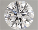 Lab Grown Diamond 1.53 Carats, Round with Ideal Cut, E Color, VS1 Clarity and Certified by IGI