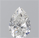 Natural Diamond 0.50 Carats, Pear with  Cut, G Color, VS1 Clarity and Certified by GIA