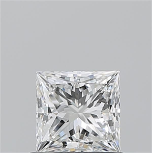 Picture of Natural Diamond 0.70 Carats, Princess with  Cut, F Color, VVS1 Clarity and Certified by GIA