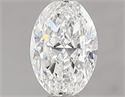Natural Diamond 0.81 Carats, Oval with  Cut, E Color, VS1 Clarity and Certified by GIA