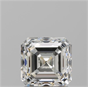 Diamante Natural 2.01 quilates, Asscher , Color I, claridad VVS2 y certificado GIA