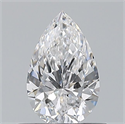 Diamante Natural 0.50 quilates, De pera , Color D, claridad VS1 y certificado GIA