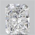 Natural Diamond 2.01 Carats, Radiant with  Cut, D Color, VS2 Clarity and Certified by GIA