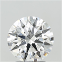Del inventario de diamantes de laboratorio, 2.59 quilates, Redondo , Color E, claridad VVS2 y certificado IGI