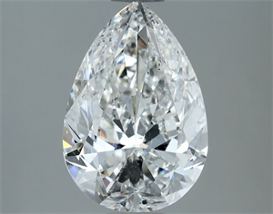 Picture of Natural Diamond 2.01 Carats, Pear with  Cut, G Color, SI2 Clarity and Certified by GIA