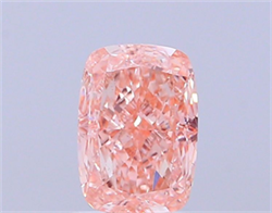 Picture of Lab Grown Diamond 1.34 Carats, CUSHION MODIFIED with  Cut, Fancy Intense Pink Color, VS1 Clarity and Certified by IGI