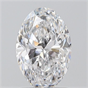 Natural Diamond 1.20 Carats, Oval with  Cut, D Color, VS1 Clarity and Certified by GIA