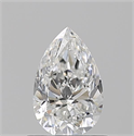 Natural Diamond 0.70 Carats, Pear with  Cut, F Color, VS2 Clarity and Certified by GIA