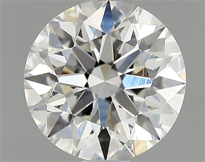 Picture of Natural Diamond 0.90 Carats, Round with Excellent Cut, H Color, VS2 Clarity and Certified by GIA