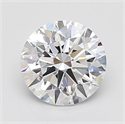 Lab Grown Diamond 3.16 Carats, Round with Ideal Cut, E Color, IF Clarity and Certified by IGI