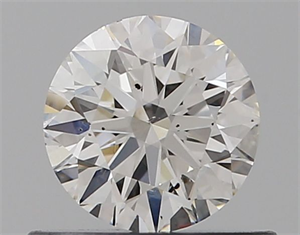 Foto Diamante Natural 0.51 quilates, Redondo , Color G, claridad SI1 y certificado GIA de