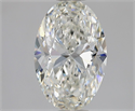 Natural Diamond 1.20 Carats, Oval with  Cut, H Color, VS2 Clarity and Certified by GIA