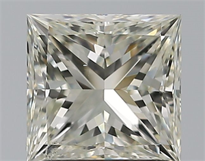 Picture of Natural Diamond 1.51 Carats, Princess with  Cut, K Color, SI2 Clarity and Certified by GIA