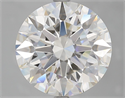 Lab Grown Diamond 6.54 Carats, Round with Ideal Cut, G Color, VS1 Clarity and Certified by IGI