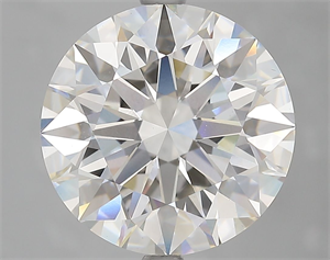Picture of Lab Grown Diamond 6.54 Carats, Round with Ideal Cut, G Color, VS1 Clarity and Certified by IGI