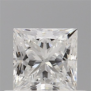 Picture of Natural Diamond 0.50 Carats, Princess with  Cut, F Color, SI1 Clarity and Certified by GIA