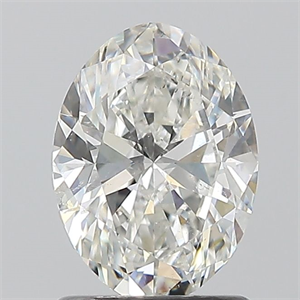 Foto Diamante Natural 1.20 quilates, Ovalado , Color H, claridad SI1 y certificado GIA de