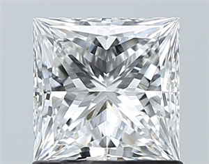 Foto Diamante Natural 1.02 quilates, Princesa , Color D, claridad VVS1 y certificado GIA de