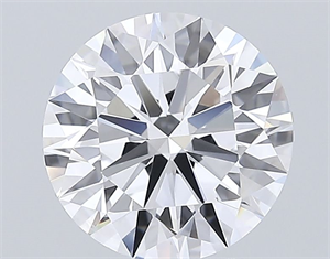 Picture of Lab Grown Diamond 3.01 Carats, Round with Ideal Cut, D Color, VVS2 Clarity and Certified by IGI