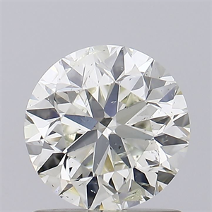 Foto Diamante Natural 1.01 quilates, Redondo , Color L, claridad I1 y certificado GIA de