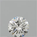 Diamante Natural 0.52 quilates, Redondo , Color H, claridad IF y certificado GIA