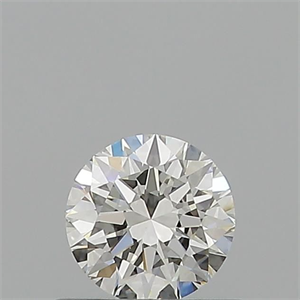 Foto Diamante Natural 0.52 quilates, Redondo , Color H, claridad IF y certificado GIA de
