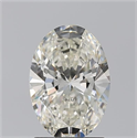 Natural Diamond 1.71 Carats, Oval with  Cut, J Color, VS2 Clarity and Certified by GIA