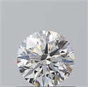 Natural Diamond 0.60 Carats, Round with Excellent Cut, G Color, VS2 Clarity and Certified by GIA