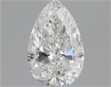 Diamante Natural 0.57 quilates, De pera , Color E, claridad IF y certificado GIA