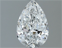 Natural Diamond 0.80 Carats, Pear with  Cut, F Color, VS2 Clarity and Certified by GIA