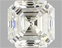 Diamante Natural 1.01 quilates, Asscher , Color J, claridad VVS1 y certificado IGI