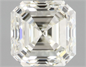 Natural Diamond 1.01 Carats, Asscher with  Cut, J Color, VVS1 Clarity and Certified by IGI