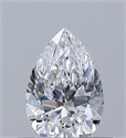 Diamante Natural 0.41 quilates, De pera , Color D, claridad VVS2 y certificado GIA